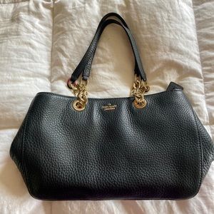 Kate Spade Black Leather Shoulder Bag